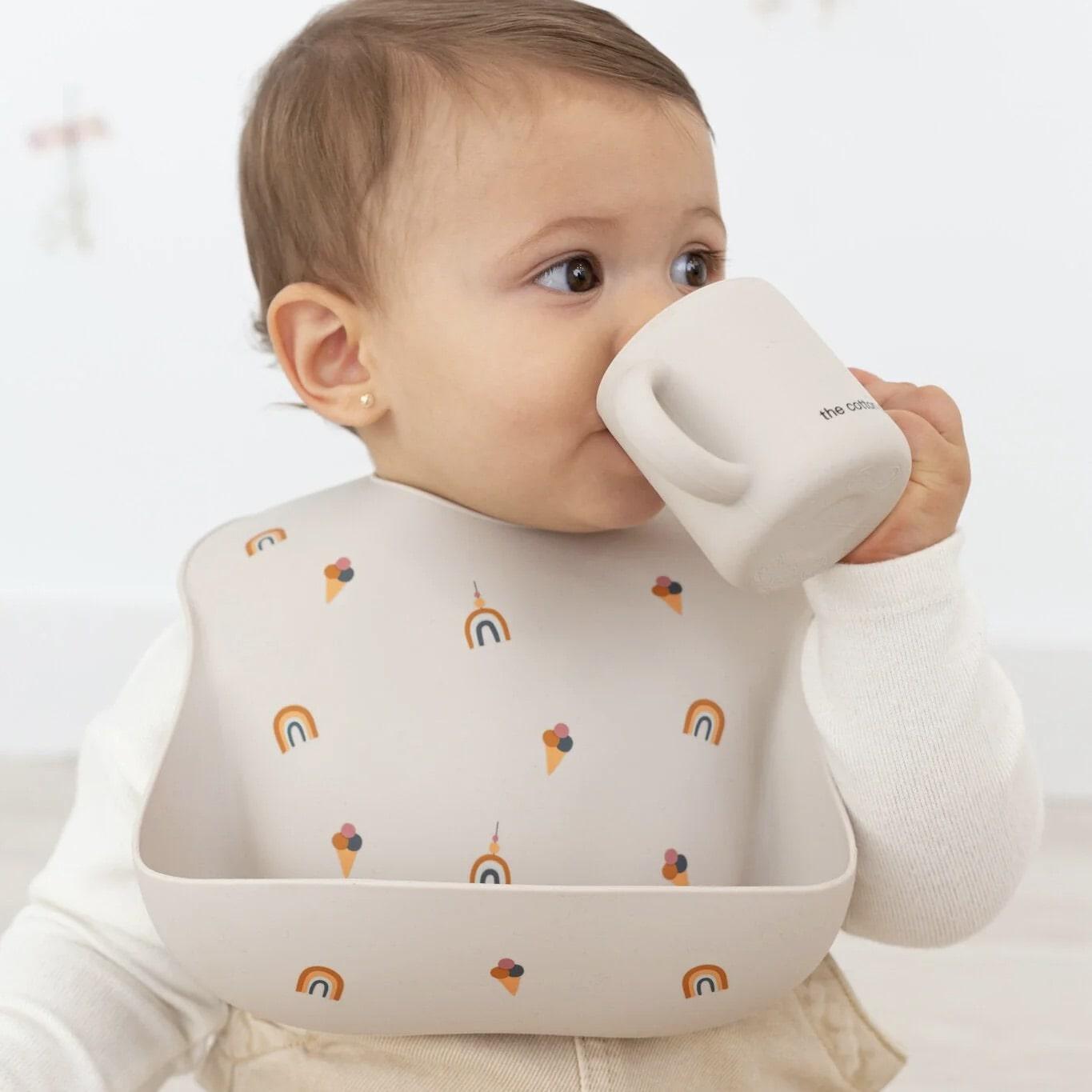 Rainbow Silicone Bib